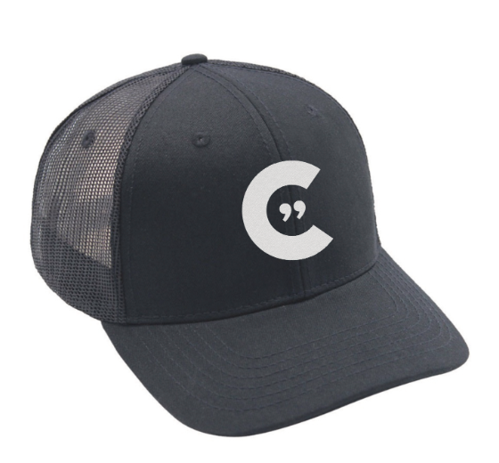 CINCH  C" Black Baseball Hat