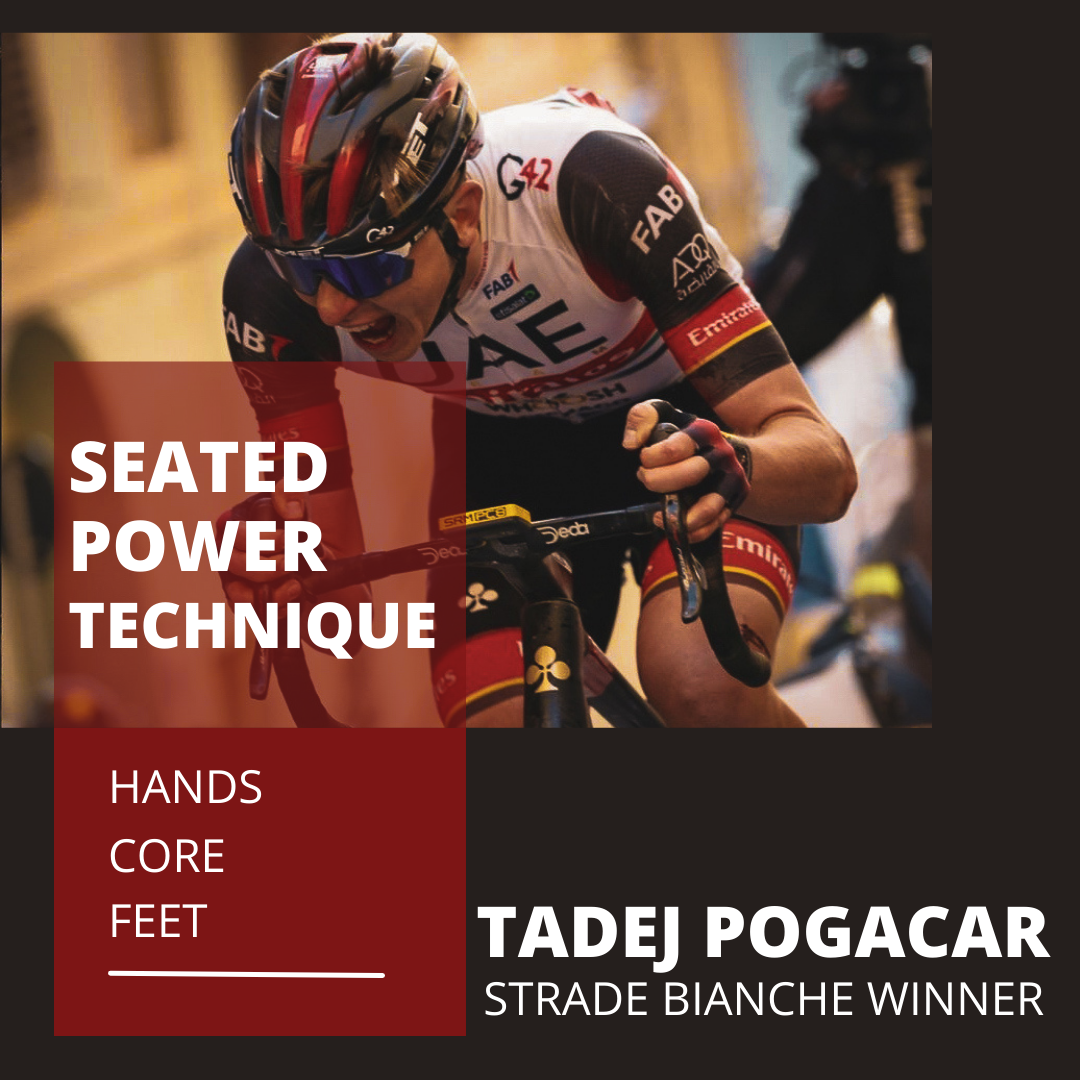 The Seated Technique That Tadej Pogacar Used To Win Strade Bianche