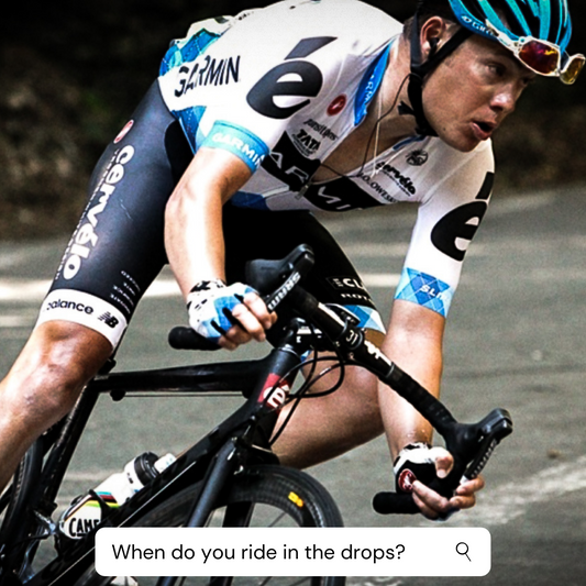 When Do You Ride In The Drops On Your Bike?