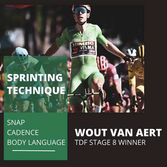 Tour de France Stage 8 - Wout van Aert Sprinting Technique